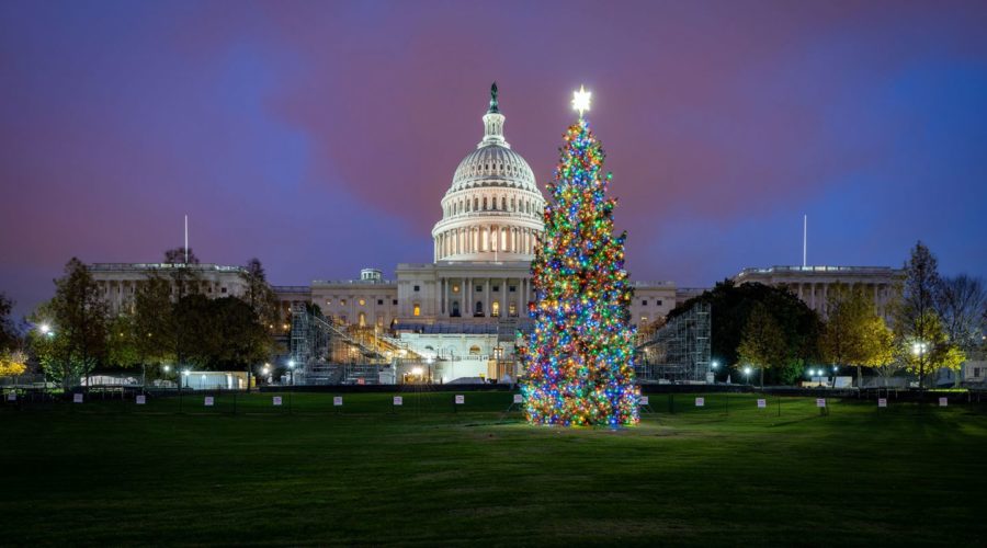 The 2020 Capital Christmas Tree passes through Park County, Colorado